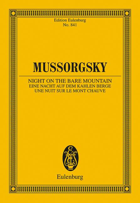 Mussorgsky: Night on the Bare Mountain (Study Score) published by Eulenburg